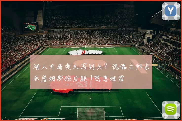 湖人开局爽文写到头？傀儡主帅亲承詹姆斯拖后腿 1隐患埋雷